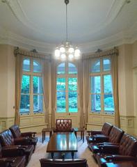 Interior of the drawing room in the Former Residence of Prince Shimazu, now the main building of Seisen University for Women