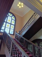 Staircase inside the Former Residence of Prince Shimazu, now Seisen University Main Building