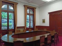 Study room in the former residence of Prince Shimazu, now a conference room at Seisen Women's University main building