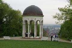 Monopteros temple on Neroberg hill in Wiesbaden Germany