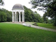 Monopteros temple designed by Philipp Hoffmann on Neroberg hill in Wiesbaden Germany