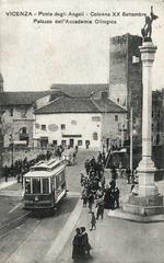 Corso Palladio street in Vicenza with historic buildings and outdoor cafes