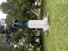 Statue of Mekhitar of Sebaste in Venice during December 2022