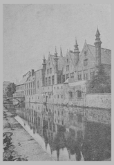 Backyards of the Bruges Mansion from Bruges-la-Morte by Rodenbach