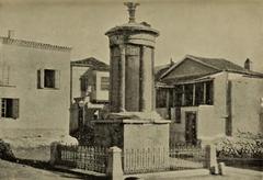 Choragic Monument of Lysicrates in Athens, ancient Corinthian architecture from 335 B.C.