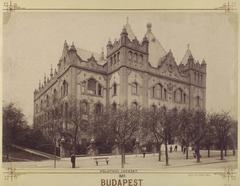 Historic building of Magyar Állami Földtani Intézet at Stefánia út 14 in Budapest
