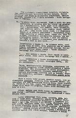 Page from the 1944 Polish Underground State report detailing Nazi atrocities in Pawiak prison Warsaw during German occupation