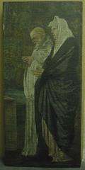 Painting of Saint Benoît or Saint Romuald and Saint Elisabeth by Bramantino