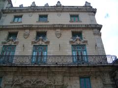 Old building in the historic district of Old Havana, Cuba