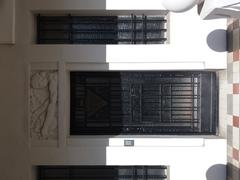 Maison de Claudius Linossier entrance door on Rue de Belfort in Lyon 4th arrondissement