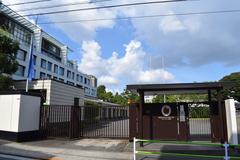 Embassy of Finland building in Tokyo with clear blue sky