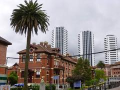 Hospital Universitario de Basurto building in Bilbao during daylight