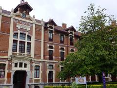Front view of Hospital Universitario de Basurto in Bilbao