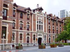 Modern Hospital Universitario de Basurto building in Bilbao