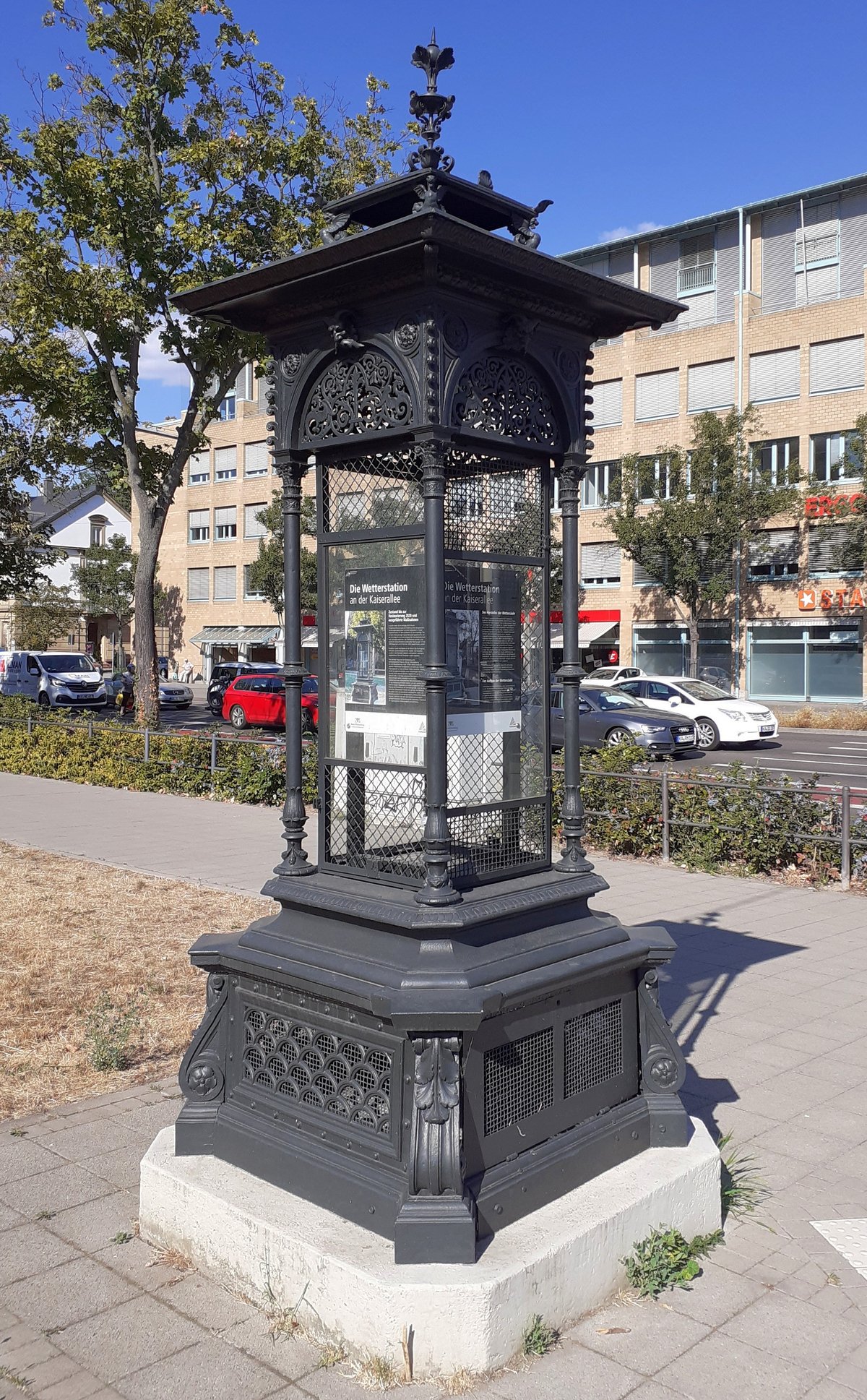 Cast Iron Weather Station in Karlsruhe Germany