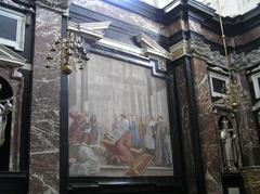 Interior view of St. Casimir's Chapel in Vilnius Cathedral