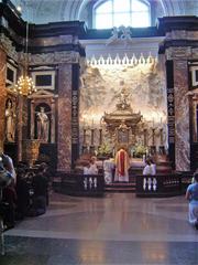 Chapel of Saint Kazimieras with sarcophagus inside Vilnius Cathedral