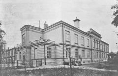Historic building of the Alexandrian-Marian Institute for Girls Education at 8 Wiejska Street in Warsaw