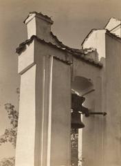 Historic view of Vilnia's Juraŭski alley featuring the Church of St. George and Carmelite Monastery