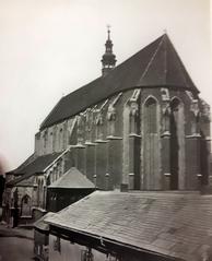 Saint Catherine's Church in Krakow from the southeast with visible pinnacles destruction around 1890