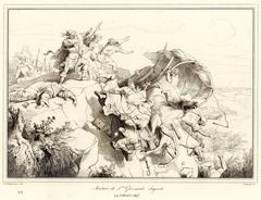 Martyrdom of Gerard Sagredo painting depicting the saint's martyrdom scene