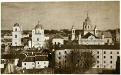 Historical photograph of Monastery of the Holy Spirit and Basilian Monastery of the Holy Trinity in Vilnius