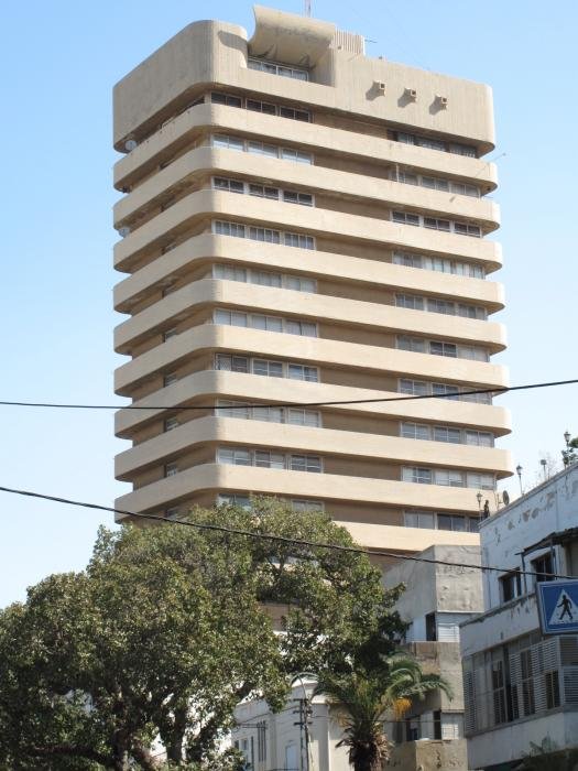 Exterior view of Hetzel Museum in Tel Aviv Israel