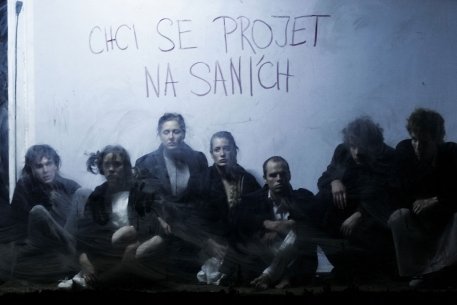 Theater performance by DAMU students titled Bratři