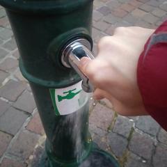 Drinking water fountain at Plac Szczepański in Kraków