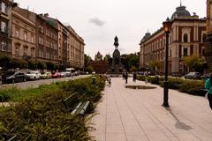 Grunwald Monument in Krakow Poland