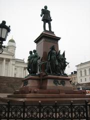 Alexander II Romanov monument in Helsinki Finland