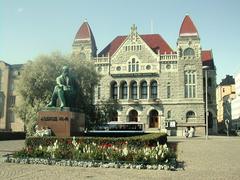 The Finnish National Theater building in Helsinki