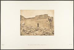 View of the pronaos of the Temple of Dandour located near the Tropic of Cancer in Egypt