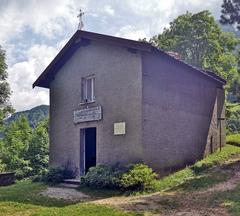 Chiesa della Beata Vergine della Neve church on Piani d'Erna mountain in Lecco, Italy