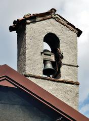 Bell tower of Chiesa della Beata Vergine della Neve at Piani d'Erna, Lecco