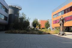 Masaryk University Campus with modern academic buildings and green lawns
