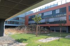 Masaryk University Campus with modern buildings and green spaces