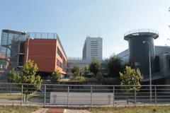 Masaryk University Campus with modern buildings and green spaces
