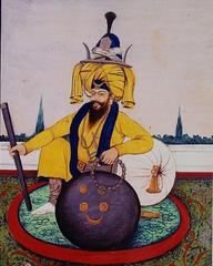 Portrait of Darbara Singh, preceding Jathedar of Akal Takht