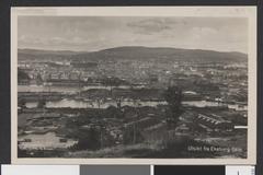 View from Ekeberg overlooking Bjørvika and Oslo cityscape