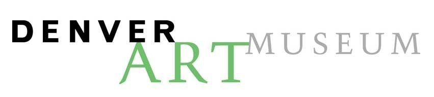 Denver Art Museum green text logo