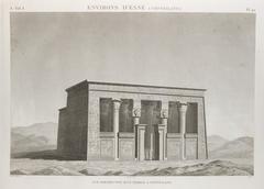 Perspective view of an ancient temple at Contralato near Esné (Isnâ)