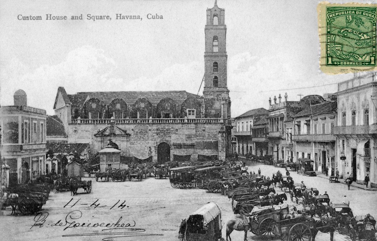 Custom House and Square in Havana