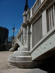 Pont d'Aragó bridge in the city of Valencia, Valencian Community, Spain
