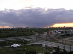 Amager Fælled natural area near Copenhagen Metro station DR Byen
