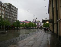 Axeltorv square in Copenhagen with historic buildings and street scenes