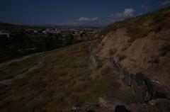 Wall of the Urartaean citadel of Teishebaina at Karmir Blur