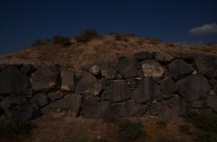 Urartaean citadel wall of Teishebaina Karmir Blur