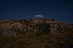 Wall of the Urartaean citadel of Teishebaina (Karmir Blur)