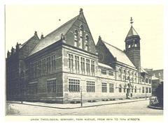 Historical photograph of Union Theological Seminary building on Park Avenue, New York City, 1893